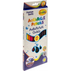 Олівці кольор. аквар. 12 кольор. "Class" №1412C Aquarelle (12)(240)