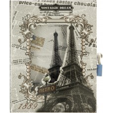 Блокнот на замку В6 48арк. "Париж" в кор-ці №YH64K-B0241(60)(120)