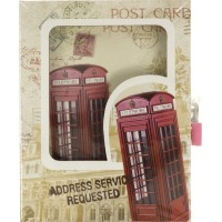 Блокнот на замку В6 64арк. "Ретро" в кор-ці №YH64K-B0298(60)(120)