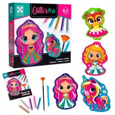 Набір для творч. "Глітер арт. Казкові принцеси" №VT4501-10(10)