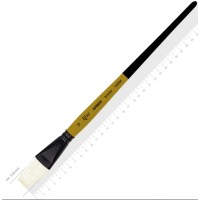 Пензлик худож. "Rosa" Amber щетина,плоский, довга ручка №12 №2306F12