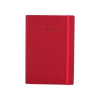 Ежедневник датированный 2026 Optima Cross А5 красный мягкая обложка O25235-03