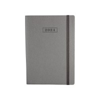 Ежедневник датированный 2026 Optima Cross А5 серебристый мягкая обложка O25235-16