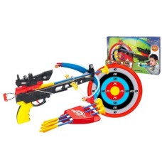 Арбалет,стріли на присосках,мішень,в кор-ці,46х29х7см №35881K(12) КІ