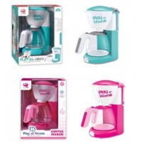 Кавоварка 21см,ллється вода,звук,світло,на бат-ці,2кольор.,в кор-ці,18,5х25х17см №QF2907PG