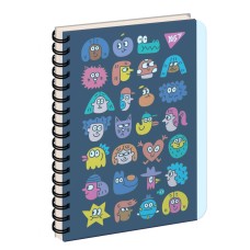 Блокнот пруж. В6 144арк. кліт. пласт. обкл. "Stand with Ukraine" №681905/Yes/(3)(30)