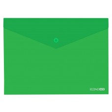 Папка-конверт "Economix" №E31301-84 А4 на кнопці м'ятна (непрозор.)(12)(120)