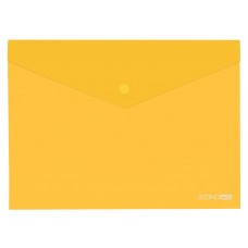 Папка-конверт "Economix" №E31301-85 А4 на кнопці жовта (непрозор.)(12)(120)