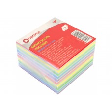 Блок/зам. нкл 80х80мм 500арк. кольоровий "Люкс" "Optima" №O25542(48)