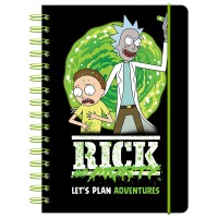 Щоденник-планер недат А5 "Kite" №RM23-438 Rick and Morty тв.обкл.
