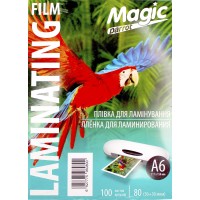 Плівка до ламінатору "Magic" А6 глянц. 80мк 111х154(100)