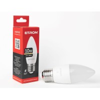 Лампа "Etron Light Power" LED 1-ELP-017  C37 10Вт 3000K Е27(10)