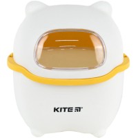 Контейнер для сміття "Kite" настільний,біло-помаранчевий №K24-009-8(10)