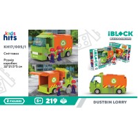 Конструктор "IBlock Junior" Вантажівка для збору сміття 219дет. №KH17/005/1(12)(24) КІ
