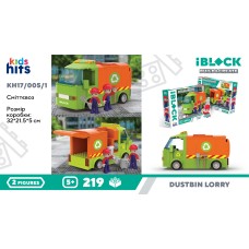 Конструктор "IBlock Junior" Вантажівка для збору сміття 219дет. №KH17/005/1(12)(24) КІ