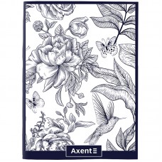 Зошит А4 48арк. кліт. м'яка обкл. синій №4780-6-A/Axent/(16)