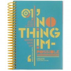 Блокнот А5 120арк. кліт. з розділювачами,бірюзовий №8405-12-A/Axent/(1)(20)