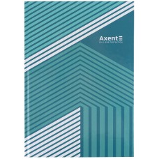 Книга-канц. А4 96арк. кліт. тв. обкл. "Lines" зелена №8422-582/Axent/(10)