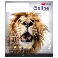 Зошит 36арк. лін. Школярик "Online" ВД-лак №036-3420L(20)(120)