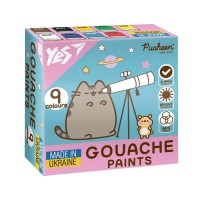 Гуаш "Yes" Pusheen 9кольор. 20мл №230401(18)(24)