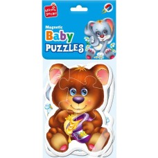Бебі-пазли магніт. "Малюк зможе. Лісові жителі" №VT3208-17(10)