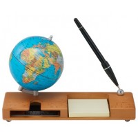 Глобус "Blue" №0911HDY-B d-10,5см, на дерев.підставці, світла вишня, розмір 250х96х150мм