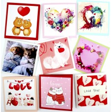 Листівка ручної роботи "Love" міні асорті