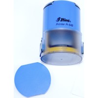 Оснастка автоматична для круг. печ. пласт. d-42мм Shiny №R-542 (кр.синьо-жовта)