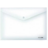 Папка-конверт "Economix" №E31301-00 А4 на кнопці глянець прозора(12)(120)