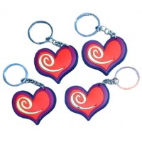 Брелок гумовий "Сердечко" №2570-2(12)