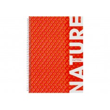 Блокнот пруж. бок. А4 80арк. кліт. карт. "Optima" Nature №O20330-05(2)(4)(30)