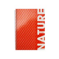 Блокнот пруж. бок. А5 80арк. кліт. карт. "Optima" Nature №O20332-05(5)(50)