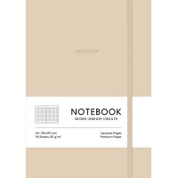 Блокнот А5 96арк. кліт. еко шкіра обкл.,лате №A5-7109K/Школярик/(12)