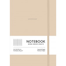 Блокнот А5 96арк. кліт. еко шкіра обкл.,лате №A5-7109K/Школярик/(12)