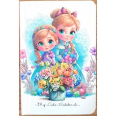 Блокнот А6 64арк. кліт. №9500/БК038/01/Мандарин/(120)