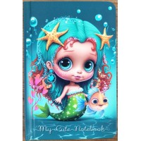 Блокнот А6 64арк. кліт. №9503/БК038/03/Мандарин/(120)