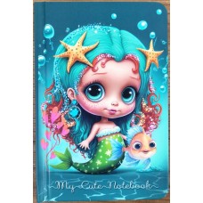 Блокнот А6 64арк. кліт. №9503/БК038/03/Мандарин/(120)