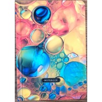 Блокнот А6 64арк. кліт. №9512/БК038/13/Мандарин/(120)