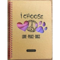 Блокнот пруж. А5 80арк. кліт. №9601/БК051/02/Мандарин/(60)