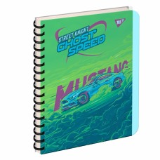 Блокнот пруж. А5 144арк. з роділюв. пласт. обкл. "Street knight" №681965/Yes/(3)(30)