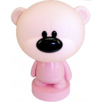 Світильник-нічник LED на акум. Bear рожевий №K24-490-2-2(12)