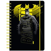 Блокнот пруж. А5 80арк. кліт. тв. обкл. DC Comics №DC24-190/Kite/(10)