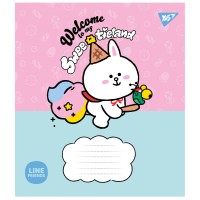 Зошит 12арк. лін. YES Line Friends. Sweetieland №766949(25)(250)(500)