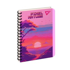 Блокнот пруж. В6 144арк. Pixel nature №681988/Yes/(3)(30)