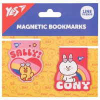 Закладка магніт. "Yes" №708108 Line Friends Sally and Cony 2шт(10)(50)