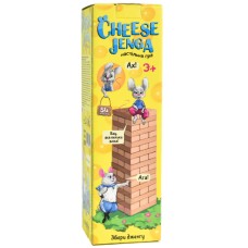 Гра Вежа "Cheese Jenga" 54 бруски №30545/Strateg/(6)