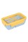 Ланч бокс пласт. "Yes" 850мл Fusion,з приладдям, жовто-блакитний №708168(25)(50)