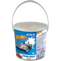 Крейда кольор. "Kite" №HW24-074 15шт Jumbo Hot Wheels у відерці(1)(24)