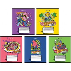 Зошит 18арк. лін. "Kite" гібрид лак + УФ лак Hot Wheels №HW24-237(20)(400)