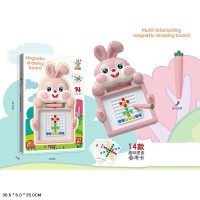 Мозаїка магнітна,дощечка,палочка,14 карток з вправами,в кор-ці,36,5х5х25см №J024(60) КІ